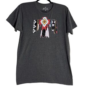 Thunderbird Southwestern Applique T-shirt (INV 0015)